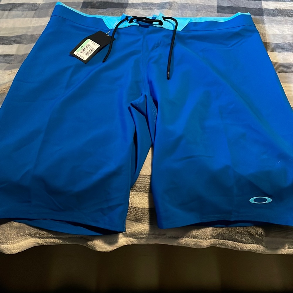 Oakley men’s swim trunks.
